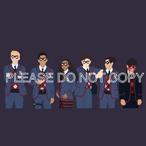 Umbrella Academy Digital Print