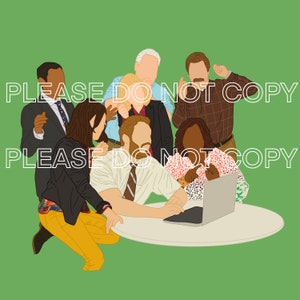 Parks and Recreation Digital Print