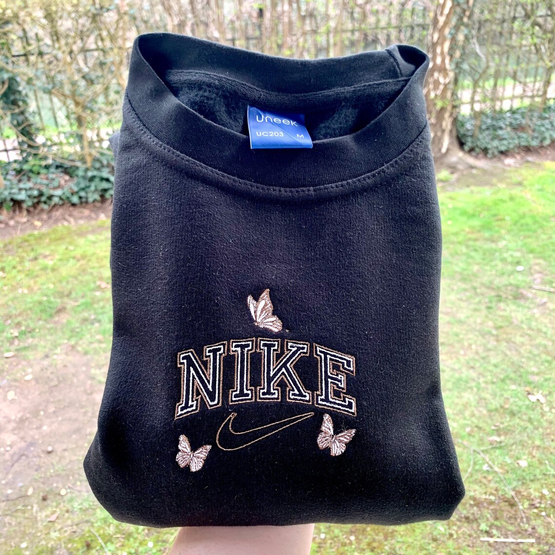 Nike butterfly sweatshirt | Etsy