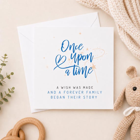 New Family Card, Adoption or Birth Congratulations