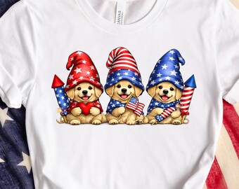 Dog 4th of July Shirt, Labrador Retriever Patriotic American Flag Dog Shirt, Gift For Dog Lover,  Patriotic Dog Tee, Fourth of July Shirt