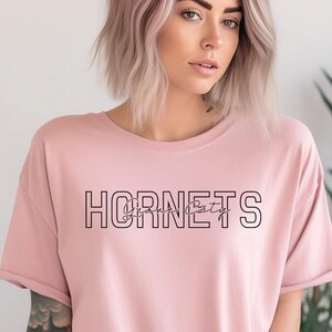 Custom Mascot Shirts, Personalized School Shirt, School Team Fans T-shirt, School Team Name Shirts, School Logo Tee