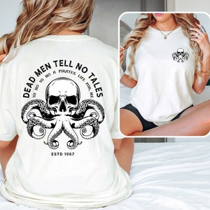 Dead Men Tell No Tales Shirt, Pirates Of The Caribbean, Disney Inspired Shirt, Caribbean Shirt, Family Shirts, RM-329