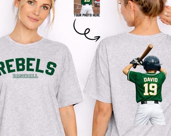 Custom Baseball Shirts, Baseball Numbers and Name Shirt, Baseball Taem Shirt, Game Day Tee, Baseball Lover Shirt