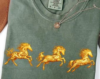 Chinese Horse New Year Shirt, Chinese Zodiac Horse Tee, Comfort Colors Horse Year Gift, Lunar New Year Horse Shirt, Happy New Year Gift