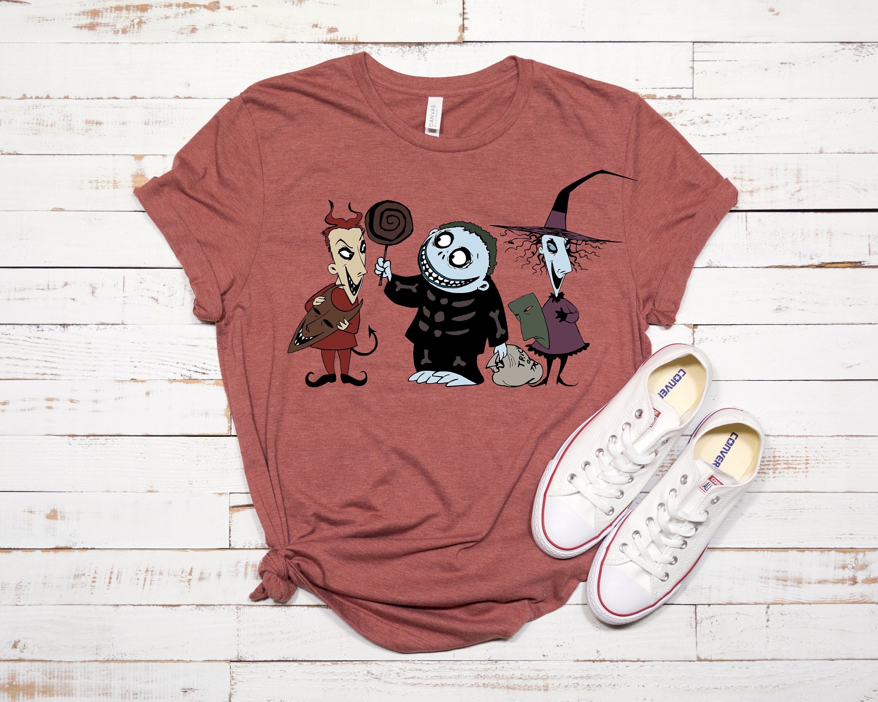 Discover Lock ,Shock and Barrel Shirt, Halloween T-Shirt, Nightmare Before Christmas T-Shirt