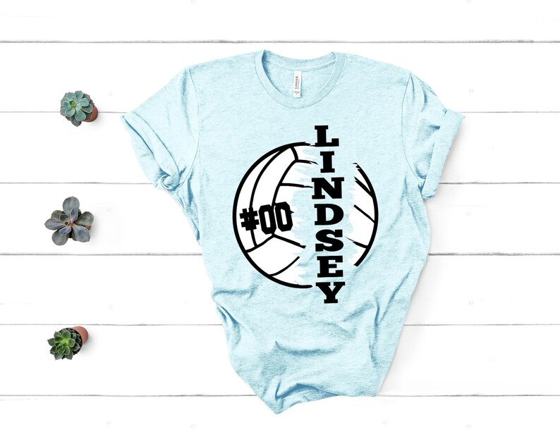 Personalized Volleyball Spirit Shirts Customized With Your Etsy