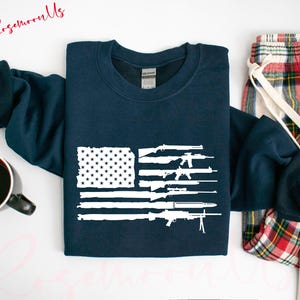 USA Flag Sweatshirt, Patriotic Sweatshirt, American Flag Hoodie, USA Sweatshirt, America Sweatshirt image 1