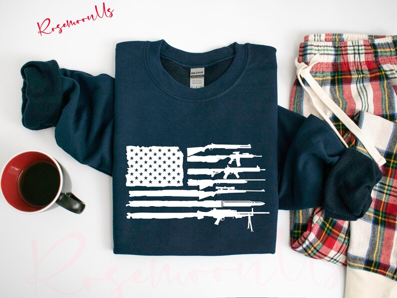 USA Flag Sweatshirt, Patriotic Sweatshirt, American Flag Hoodie, USA Sweatshirt, America Sweatshirt image 1