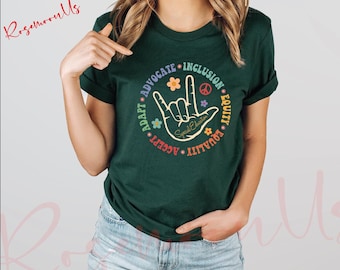 Special Education Teacher Shirt, Adapt Advocate Inclusion Equity Equality Accept Tshirt, Sped Teacher Shirt, Autism Teacher Shirt