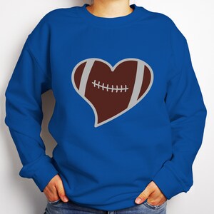 Football Sweatshirt, Football Graphic Tee, Women Football Shirt, Game Day Shirt, Football Season Tee, Football Team Shirt, Football Mom image 4