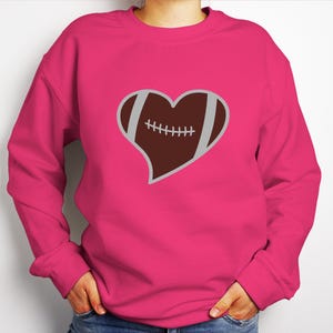 Football Sweatshirt, Football Graphic Tee, Women Football Shirt, Game Day Shirt, Football Season Tee, Football Team Shirt, Football Mom image 3