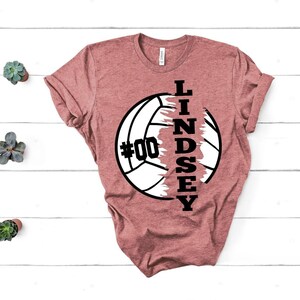 Personalized Volleyball spirit shirts, Customized with your mascot and colors, school spirit shirts, proud volleyball mom shirts