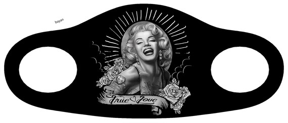 Marilyn Monroe Face Mask With Filter Movie Washable and | Etsy