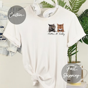 Custom Cat Shirt, Custom Cat Breed, Personalized Cat Shirt, Cat Lovers Shirt, Gift for Mom, Gift for Dad, Best Father&#39;s Day Gift