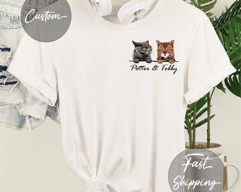 Custom Cat Shirt, Custom Cat Breed, Personalized Cat Shirt, Cat Lovers Shirt, Gift for Mom, Gift for Dad, Best Father's Day Gift