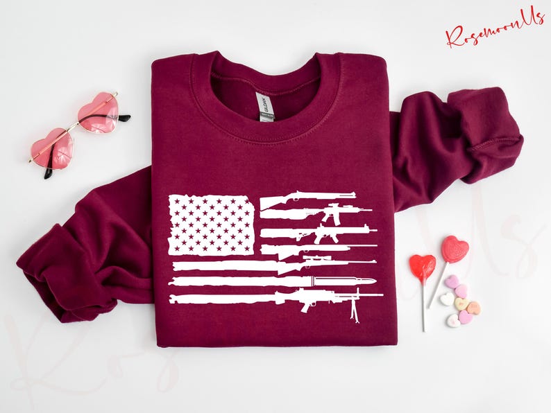 USA Flag Sweatshirt, Patriotic Sweatshirt, American Flag Hoodie, USA Sweatshirt, America Sweatshirt image 3