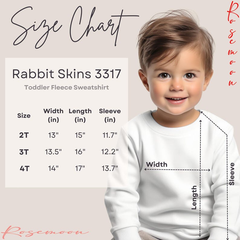 a baby wearing a white shirt with measurements