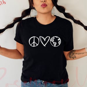 Planet Love Earth Shirt, Earth Day Shirt, Earth Lover Shirt, Planet Shirt, Eco Friendly Shirt, Ecology Shirt image 1