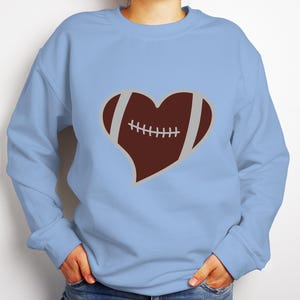 Football Sweatshirt, Football Graphic Tee, Women Football Shirt, Game Day Shirt, Football Season Tee, Football Team Shirt, Football Mom image 2