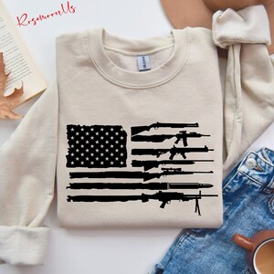 USA Flag Sweatshirt, Patriotic Sweatshirt, American Flag Hoodie, USA Sweatshirt, America Sweatshirt image 4