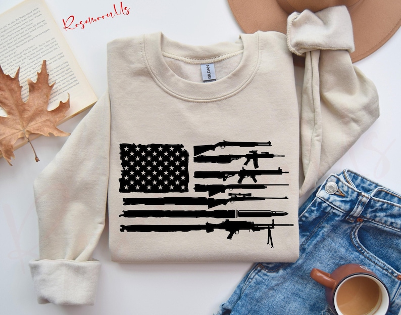USA Flag Sweatshirt, Patriotic Sweatshirt, American Flag Hoodie, USA Sweatshirt, America Sweatshirt image 4