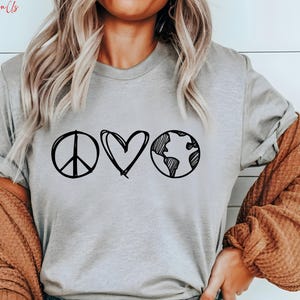Planet Love Earth Shirt, Earth Day Shirt, Earth Lover Shirt, Planet Shirt, Eco Friendly Shirt, Ecology Shirt