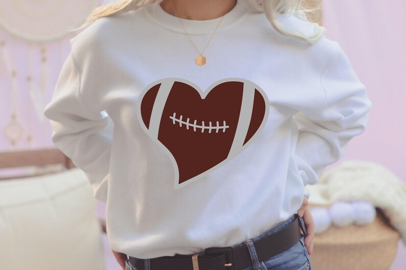 Football Sweatshirt, Football Graphic Tee, Women Football Shirt, Game Day Shirt, Football Season Tee, Football Team Shirt, Football Mom image 1