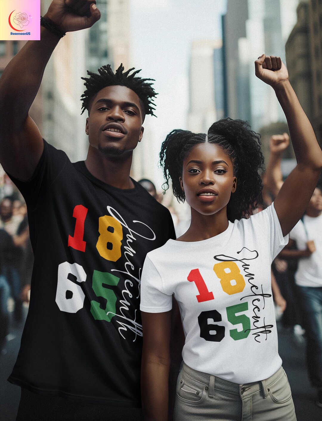 Juneteenth 1865 Shirt Freedom Day T Shirt Black History Month Tee Black ...