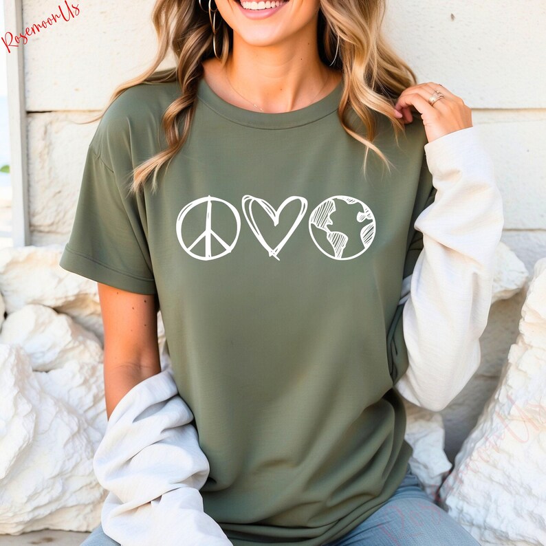 Planet Love Earth Shirt, Earth Day Shirt, Earth Lover Shirt, Planet Shirt, Eco Friendly Shirt, Ecology Shirt