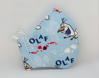 olaf face mask etsy