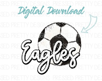 Adler Fußball Sublimation Design, Adler Fußball Team PNG, Team Spirit Design, Spieltag Design, Sport druckbar, digitaler Download