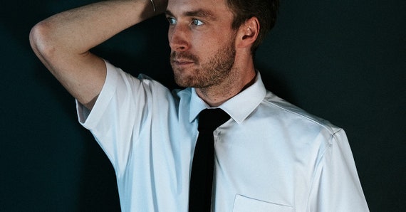 Mens XXL Performance Dress Shirt - Short Sleeve