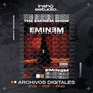 E minem design / designs to print / hiphop / premium designs / t-shirts / designs for DTF / Singer design