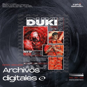 Duki Design / Devil Mode / Duki / Rap / Sänger-Designs / Dateien zum Ausdrucken / Vektor Duki Devil Mode Tour / PNG / PDF / SVG
