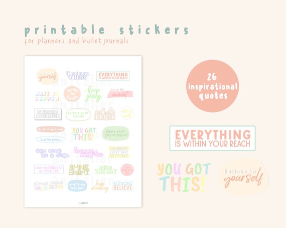 Printable Inspirational Quotes Motivational Quotes | Etsy