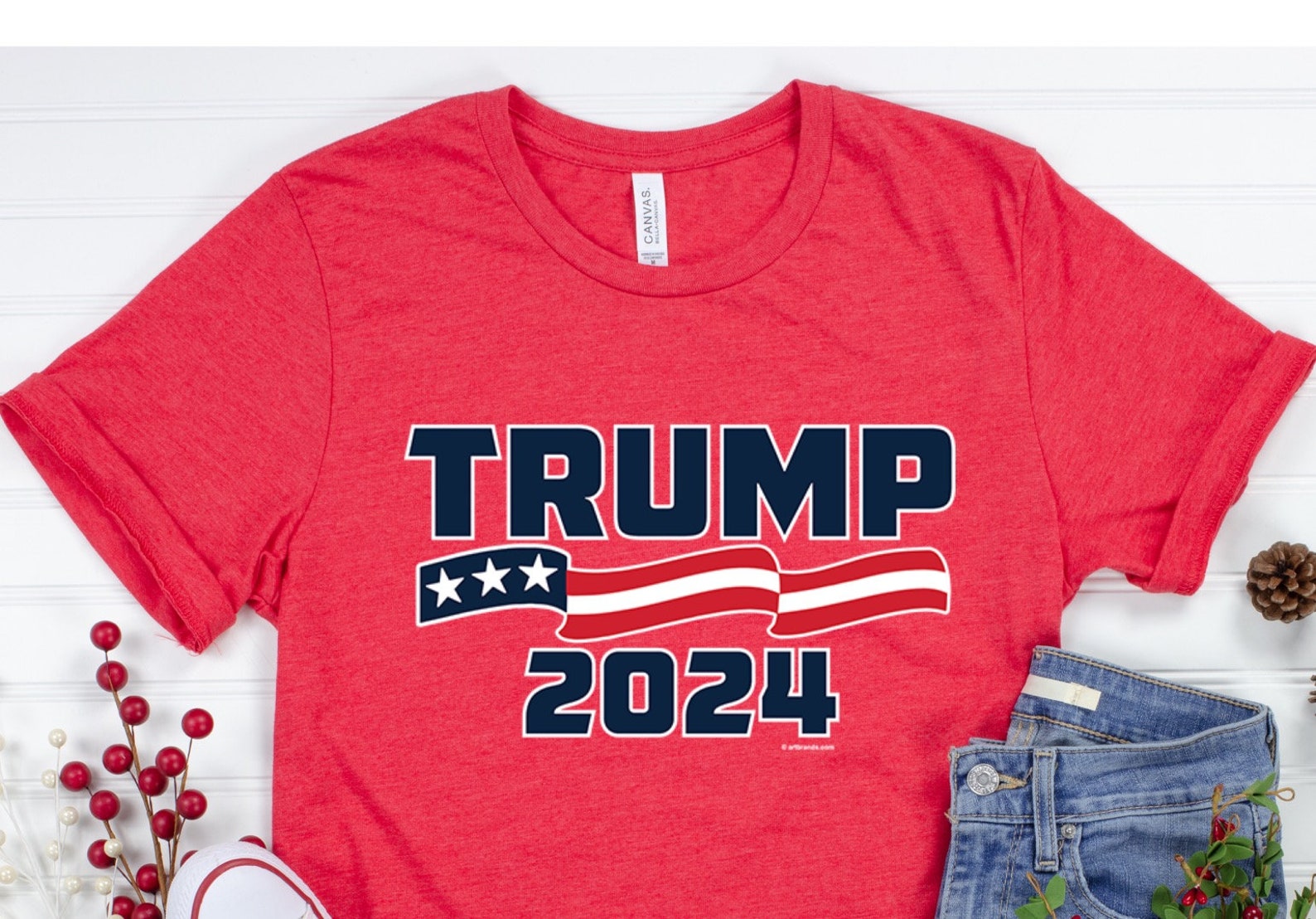 Trump 2024 soft high quality tee or long sleeve tee / vote / | Etsy