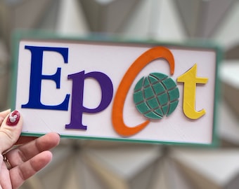 Epcot Inspired Sign