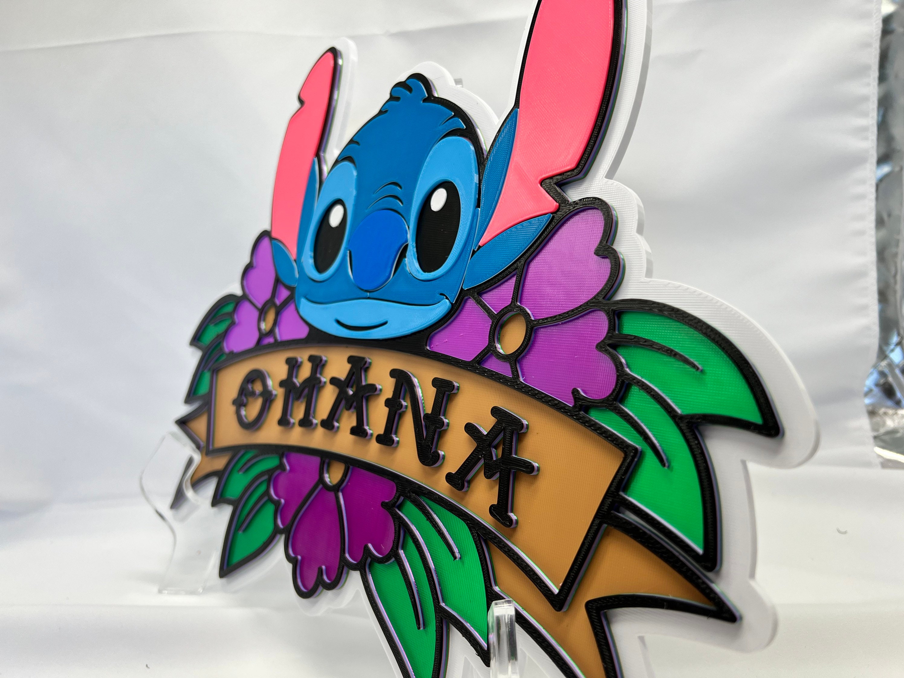 【ohana】 Stitch “ohana” Inspired Wall Art - Etsy