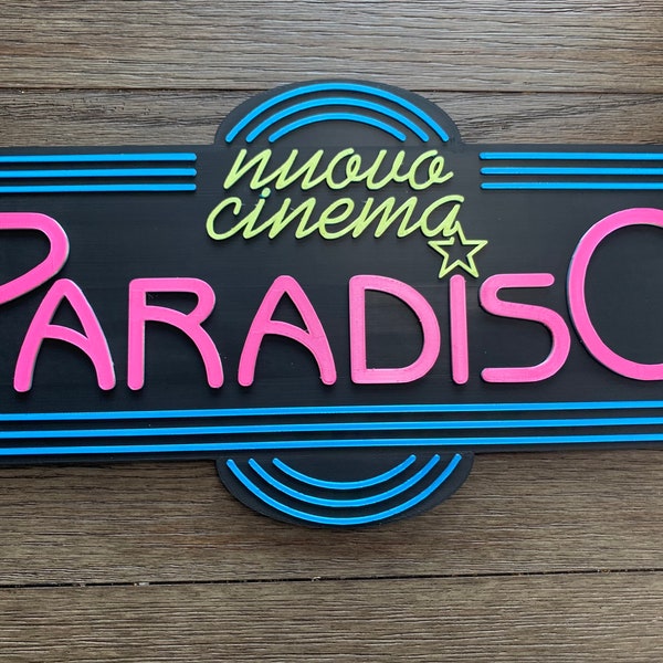 Nuovo Cinema Paradiso Sign
