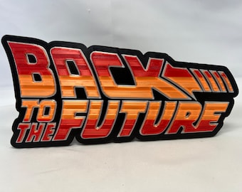 Op Back to the Future geïnspireerde muurkunst