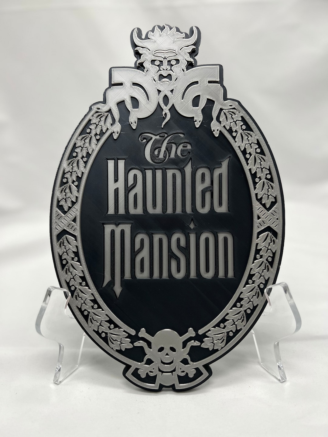 Haunted Mansion Sign, Magnet, Resin Wall Decoration, 3.75