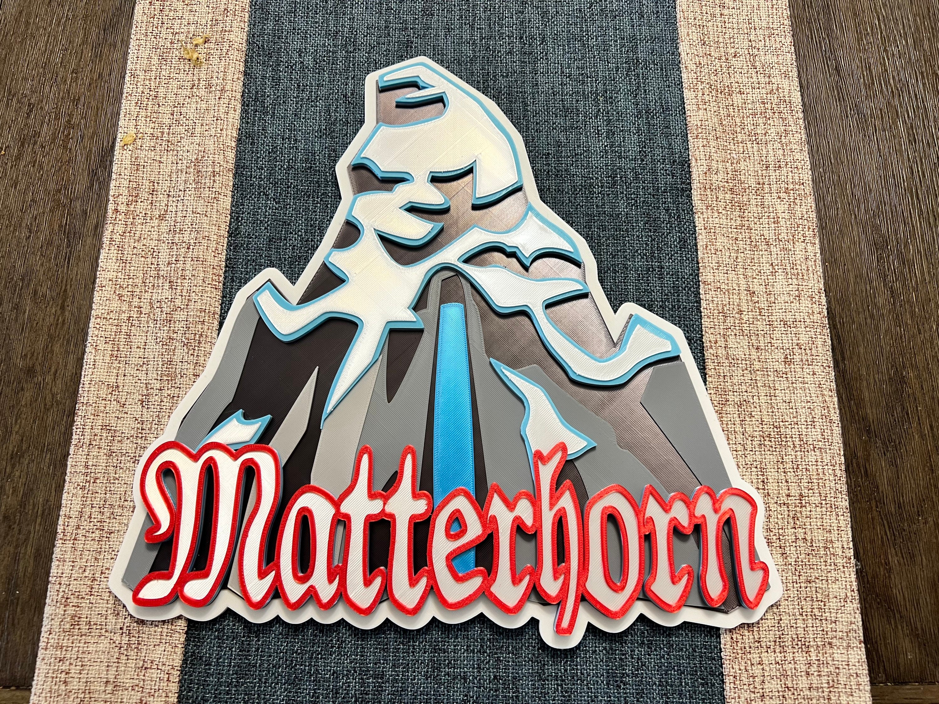 Matterhorn Inspired Sign - Etsy