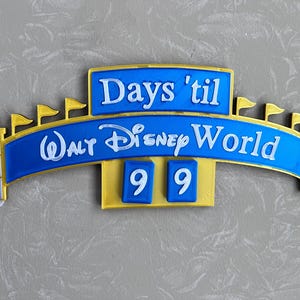 Days Until Disney Countdown Calendar