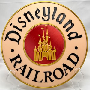 Disneyland Railroad Inspired Sign - Etsy