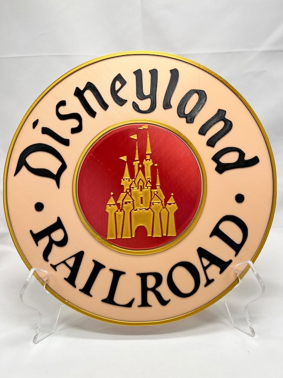 Disneyland Railroad Inspired Sign - Etsy