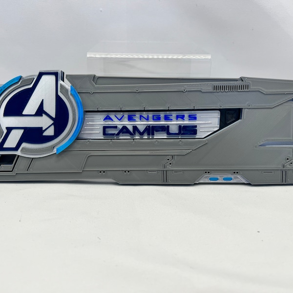 Avengers Campus Inspired Sign
