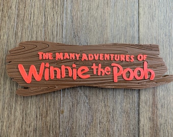 Pooh Ride Sign Winnie the Pooh Ride Magic Kingdom Fantasyland Walt Disney World Many ...