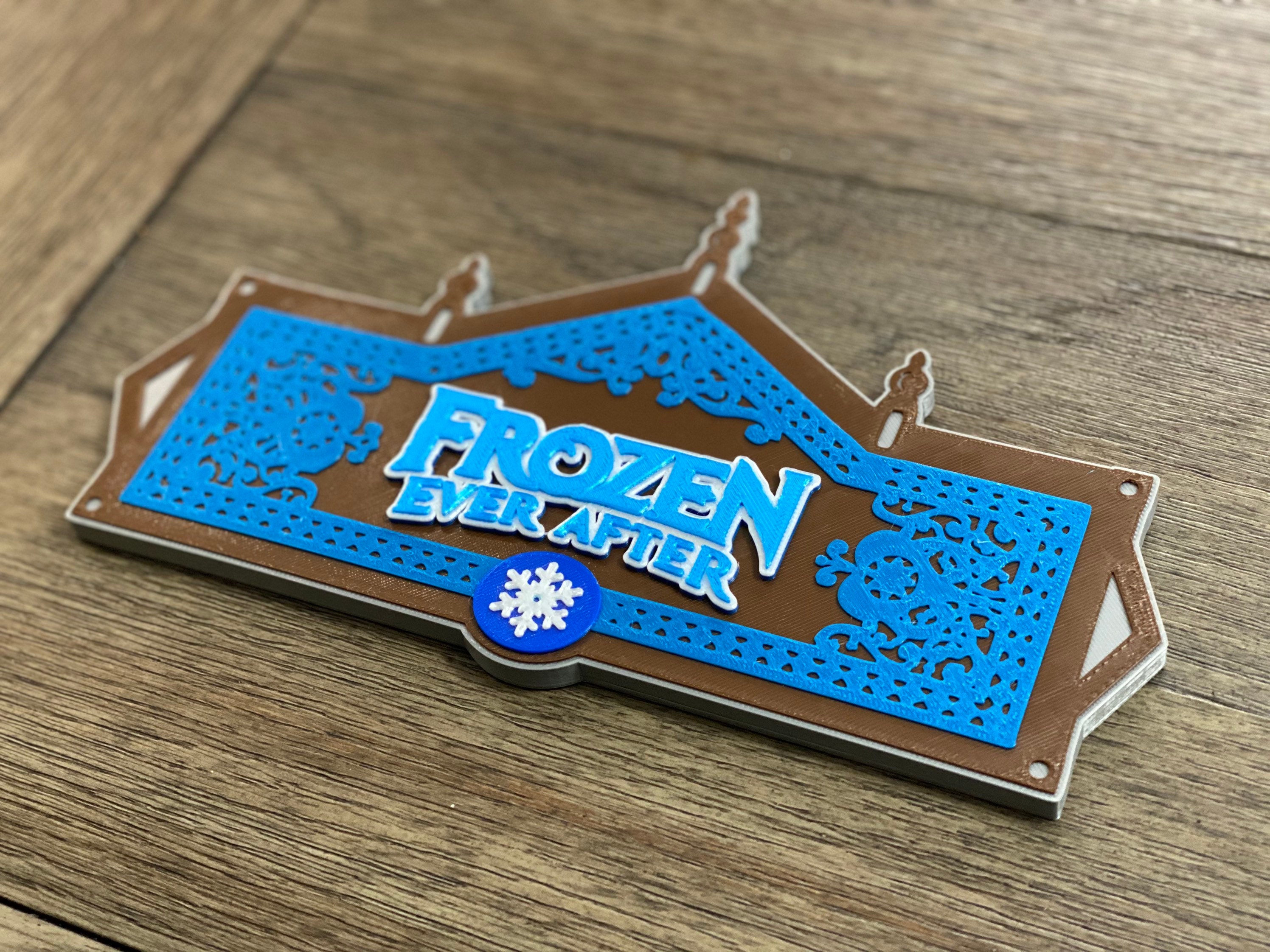 Frozen Ever After Sign Etsy