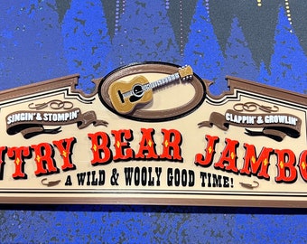 Country Bear Jamboree Inspired Wall Art
